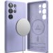 Защитный чехол Ringke Silicone Magnetic для Samsung Galaxy S25 Ultra (S938) 8800274969292 - Lavender. Фото 1 из 14