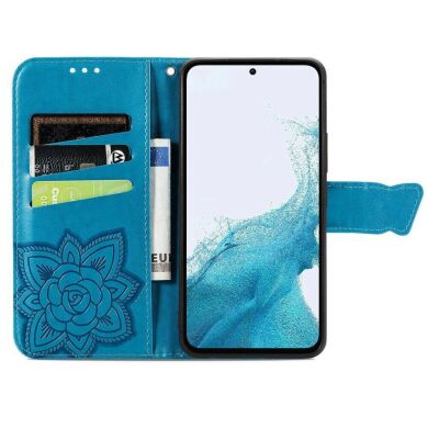 Чохол UniCase Butterfly Pattern для Samsung Galaxy A54 (A546) - Blue