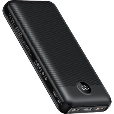 Внешний аккумулятор VEGER V2708 PD20W + QC3.0 (27000mAh) - Black