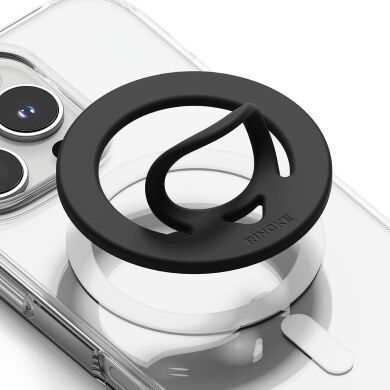 Магнітне кільце-тримач Ringke Dual Magnetic Silicone Ring (8800293858775) - Black