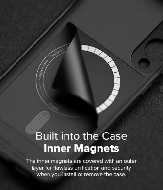 Захисний чохол Ringke Onyx Magnetic (FP) для Samsung Galaxy S25 Edge (S937) 8800293854456 - Black