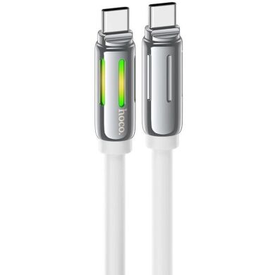 Кабель Hoco U136 Prize Type-C to Type-C (60W, 3A, 1.2m) - White