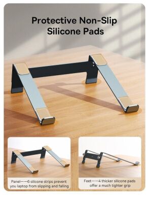 Підставка для ноутбуку Baseus UltraStable (B10053100811-00) - Space Grey