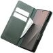 Кожаный чехол QIALINO Wallet Case (FF) для Samsung Galaxy Fold 8 Ultra - Green. Фото 2 из 15