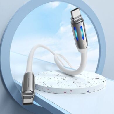 Кабель Hoco U136 Prize Type-C to Type-C (60W, 3A, 1.2m) - White