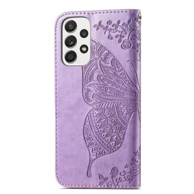 Чехол UniCase Butterfly Pattern для Samsung Galaxy A33 (A336) - Light Purple