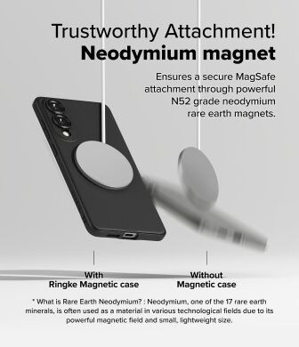 Захисний чохол Ringke Onyx Magnetic (FP) для Samsung Galaxy S25 Edge (S937) 8800293854456 - Black