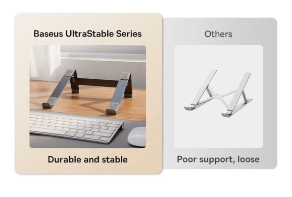 Підставка для ноутбуку Baseus UltraStable (B10053100811-00) - Space Grey