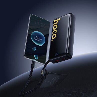 Внешний аккумулятор Hoco Q45 22.5W+PD20W (10000mAh) + кабель Type-C - Black