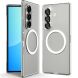 Защитный чехол Spigen (SGP) AirSkin (MagFit) для Samsung Galaxy Fold 7 (ACS09545) - Clear / White. Фото 2 из 7