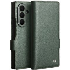 Кожаный чехол QIALINO Wallet Case (FF) для Samsung Galaxy Fold 8 Ultra - Green