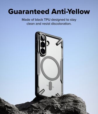 Захисний чохол Ringke Fusion X MagSafe для Samsung Galaxy S26 (S942) 8800328815643 - Black