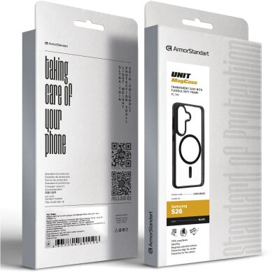 Захисний чохол ArmorStandart Unit MagSafe для Samsung Galaxy S26 (S942) - Black