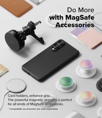 Захисний чохол Ringke Onyx Magnetic (FP) для Samsung Galaxy S25 Edge (S937) 8800293854456 - Black