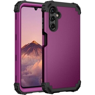 Защитный чехол Deexe L-Style для Samsung Galaxy A15 (A155) - Dark Purple / Black