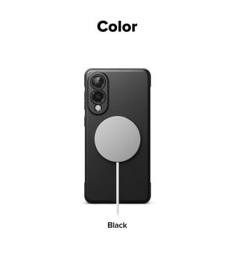 Захисний чохол Ringke Onyx Magnetic (FP) для Samsung Galaxy S25 Edge (S937) 8800293854456 - Black