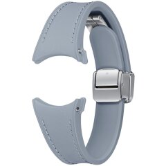 Оригинальный ремешок D-Buckle Hybrid Eco-Leather Band (S/M) для Samsung Galaxy Watch 4 / 4 Classic / 5 / 5 Pro / 6 / 6 Classic (ET-SHR93SLEGEU) - Blue