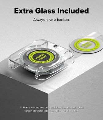 Комплект защитных стекол (2шт) Ringke Tempered Glass Pro для Samsung Galaxy Watch 8 (40mm) - Clear