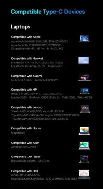 USB HUB Baseus AcmeJoy 5 in 1 (WKJZ010213) - Dark Gray