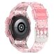 Ремінець Deexe Solid Color для Samsung Galaxy Watch 4 / 5 (44mm) - Transparent Pink