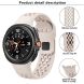 Ремешок KALEBOL Hole Design для Samsung Galaxy Watch 8 (40/44mm) / 8 Classic - Yellow. Фото 4 из 7