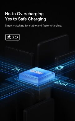 Кабель Baseus Flash Series II 3 in 1 USB to MicroUSB+Lightning+Type-C (66W, 1.2m) CASS040001 - Black