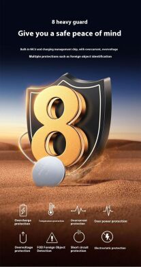 Беспроводное зарядное устройство WIWU Wi-W029 MagCircle Qi2 (15W) - Gold