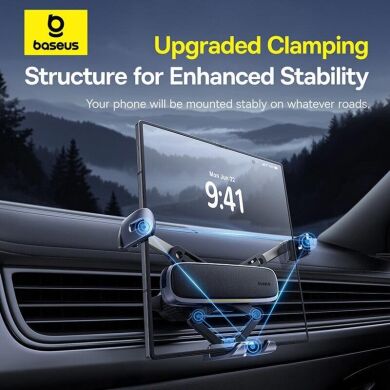 Автомобильный держатель Baseus UltraControl Gravity (C40483401813-00) - Grey