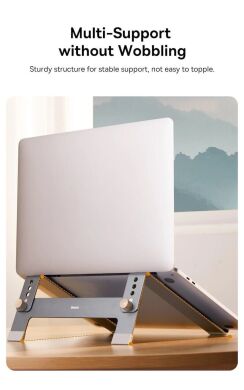 Підставка для ноутбуку Baseus UltraStable (B10053100811-00) - Space Grey