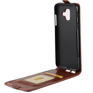 Чохол Deexe Flip Case для Samsung Galaxy A6 2018 (A600) - Brown