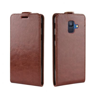 Чохол Deexe Flip Case для Samsung Galaxy A6 2018 (A600) - Brown