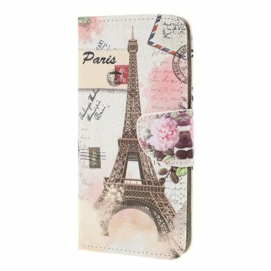Чехол-книжка Deexe Color Wallet для Samsung Galaxy A10 (A105) - Eiffel Tower