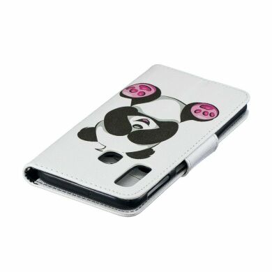 Чохол-книжка Deexe Color Wallet для Samsung Galaxy A40 (А405) - Adorable Panda