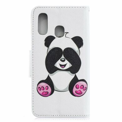 Чохол-книжка Deexe Color Wallet для Samsung Galaxy A40 (А405) - Adorable Panda