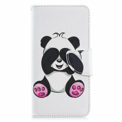 Чохол-книжка Deexe Color Wallet для Samsung Galaxy A40 (А405) - Adorable Panda