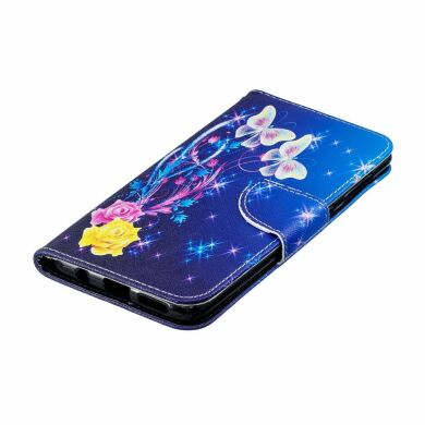 Чохол-книжка Deexe Color Wallet для Samsung Galaxy A50 (A505) / A30s (A307) / A50s (A507) - Roses and Butterflies