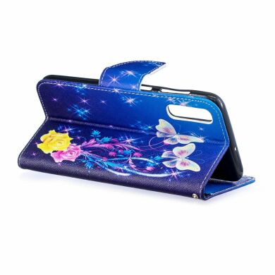 Чохол-книжка Deexe Color Wallet для Samsung Galaxy A50 (A505) / A30s (A307) / A50s (A507) - Roses and Butterflies