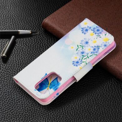 Чохол-книжка Deexe Color Wallet для Samsung Galaxy A52 (A525) / A52s (A528) - Butterfly and Flower