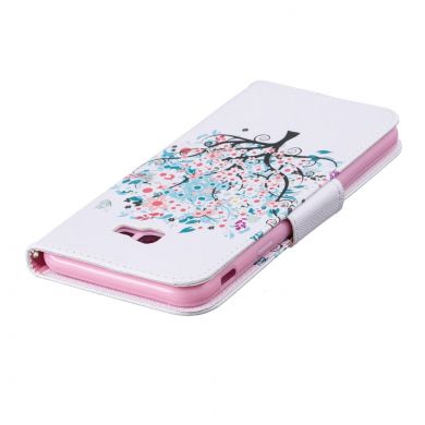 Чохол-книжка Deexe Color Wallet для Samsung Galaxy J4+ (J415), Flowered Tree