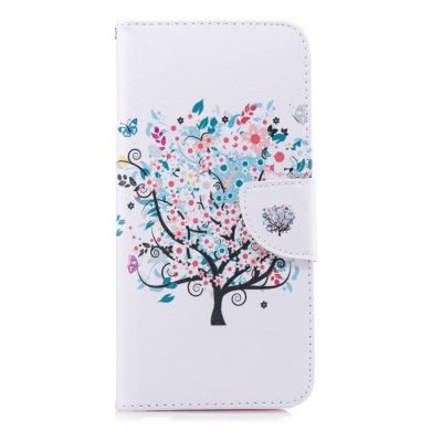 Чохол-книжка Deexe Color Wallet для Samsung Galaxy J4+ (J415), Flowered Tree