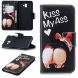 Чехол-книжка Deexe Color Wallet для Samsung Galaxy J6+ (J610) - Kiss My Ass. Фото 1 из 9