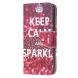 Чохол-книжка Deexe Color Wallet для Samsung Galaxy M51 (M515) - Keep Calm and Sparkle