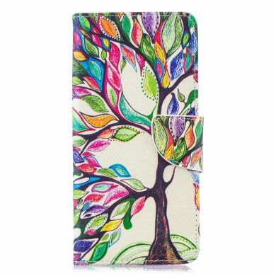 Чехол-книжка Deexe Color Wallet для Samsung Galaxy S10 Plus (G975) - Colorized Tree