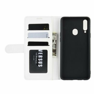 Чохол-книжка Deexe Wallet Style для Samsung Galaxy A20s (A207) - White
