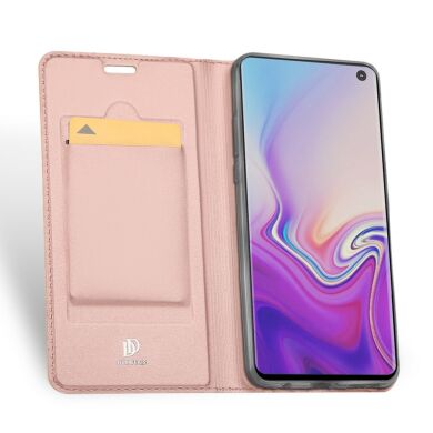 Чехол-книжка DUX DUCIS Skin Pro для Samsung Galaxy S10e - Rose Gold