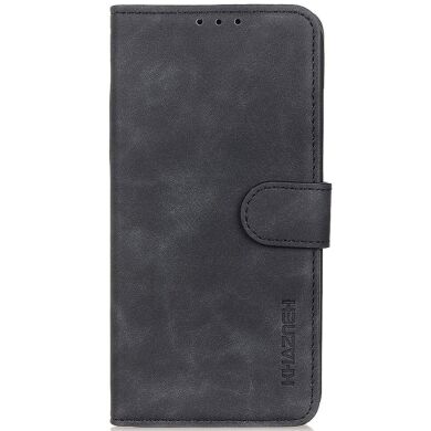 Чехол-книжка KHAZNEH Retro Wallet для Samsung Galaxy S24 FE (S721) - Black