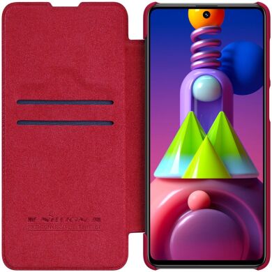 Чохол-книжка NILLKIN Qin Series для Samsung Galaxy M51 (M515) - Red