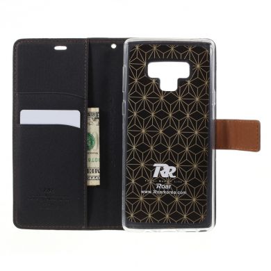 Чохол-книжка ROAR KOREA Cloth Texture для Samsung Galaxy Note 9 - Black