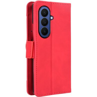Чехол-книжка с карманами Deexe Wallet Stand (FF) для Samsung Galaxy Fold 8 Ultra - Red