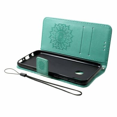 Чохол-книжка UniCase SunFlower Pattern для Samsung Galaxy M20 (M205) - Cyan